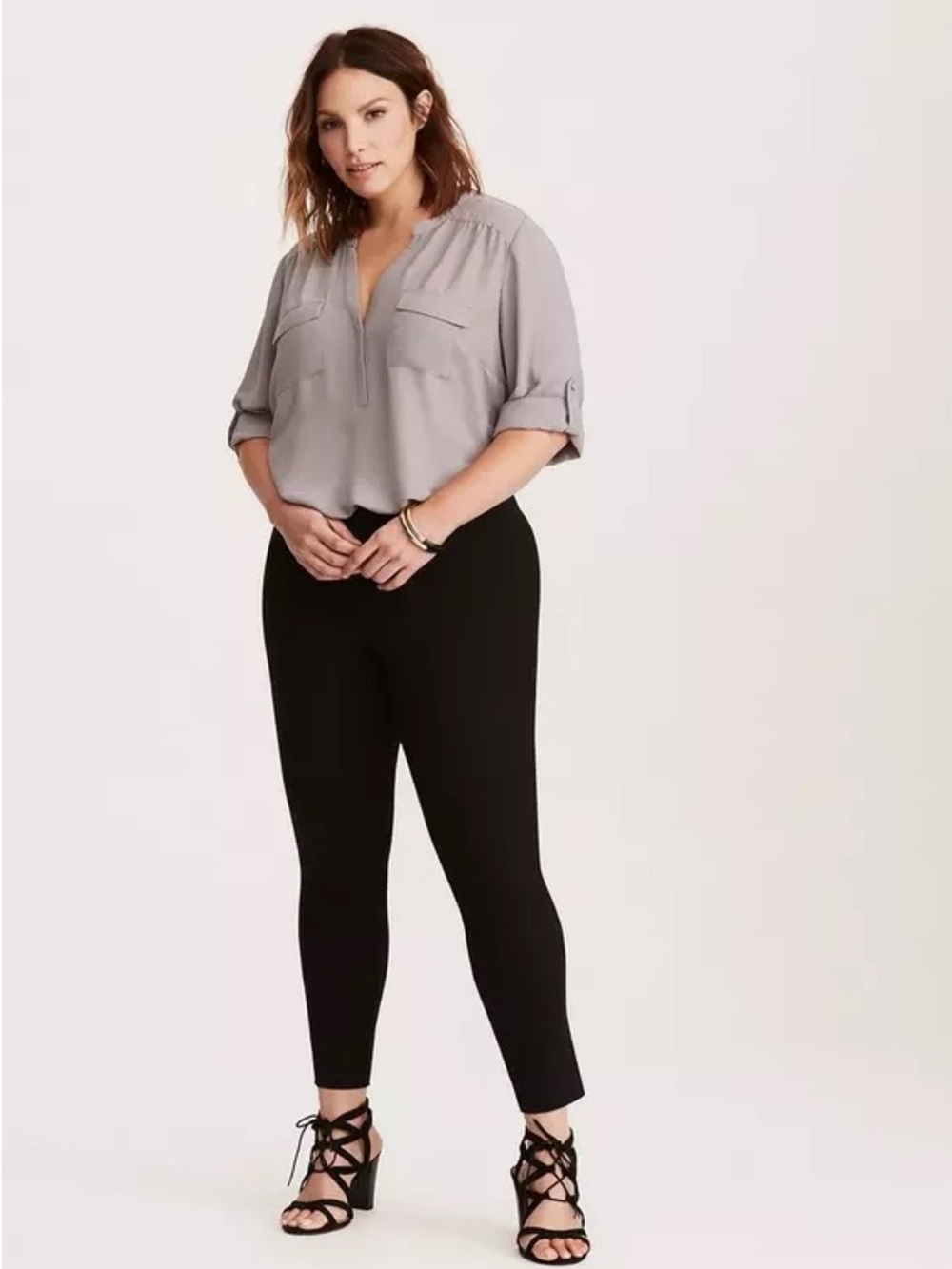 Torrid Black Pull on Pixie Pants Size 3x